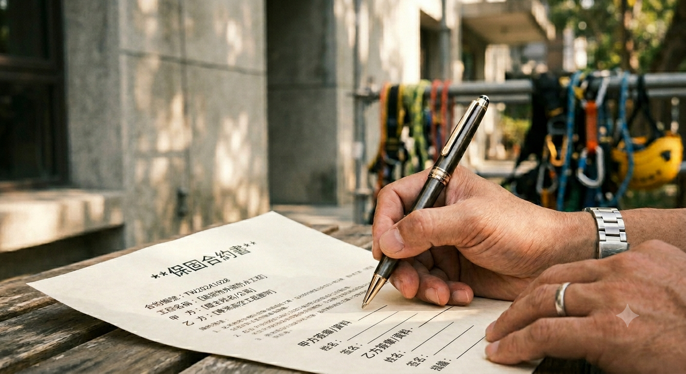 口頭承諾「保固十年」你敢信？為什麼專業防水團隊，外牆防水堅持只給 2-3 年保固？